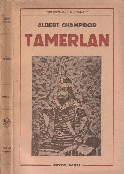 Tamerlan - Albert Champdor - copertina