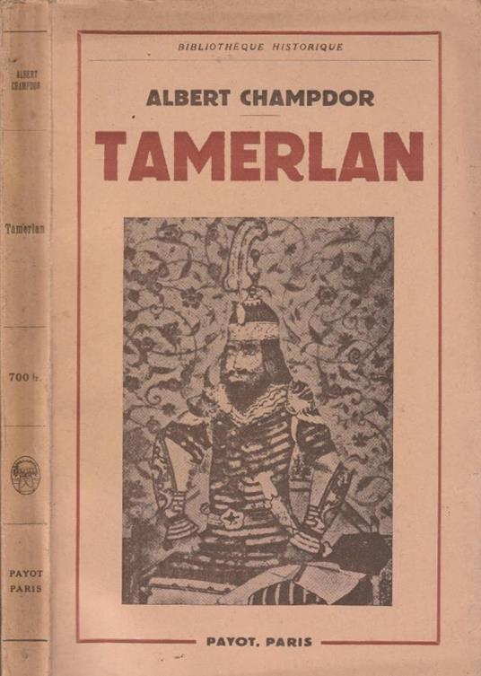 Tamerlan - Albert Champdor - copertina