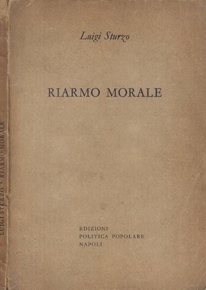 Riarmo morale - Luigi Sturzo - copertina