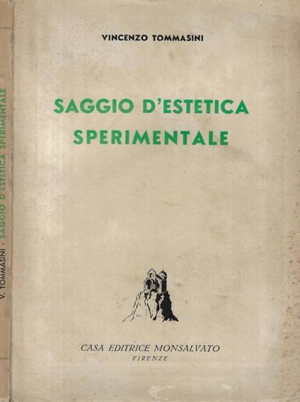 Saggio d'estetica sperimentale - copertina