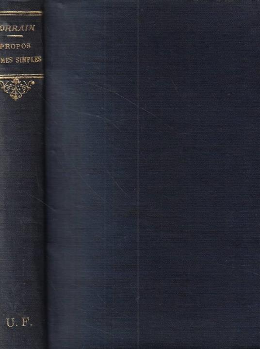 Propos d'Ames simples - Jean Lorrain - copertina