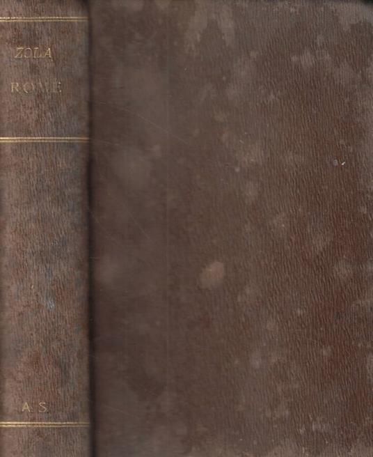 Rome - Émile Zola - copertina