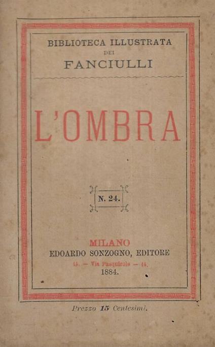 L'ombra - copertina