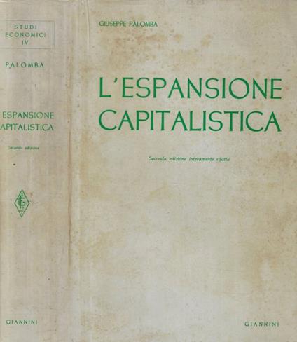 L'espansione capitalistica - Giuseppe Palomba - copertina