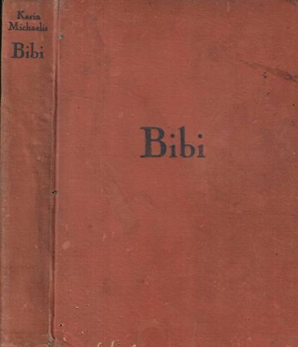 Bibi - Karin Michaëlis - copertina