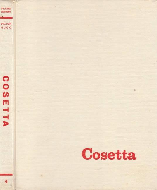 Cosetta - Victor Hugo - copertina