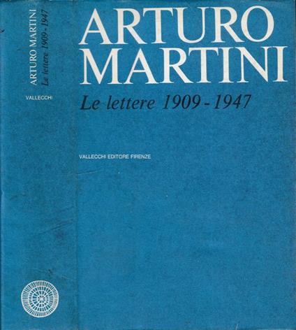 Le lettere - Arturo Martini - copertina