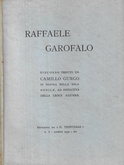 Raffaele Garofalo - copertina