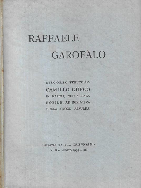 Raffaele Garofalo - copertina