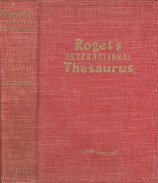 Roget's international thesaurus - copertina