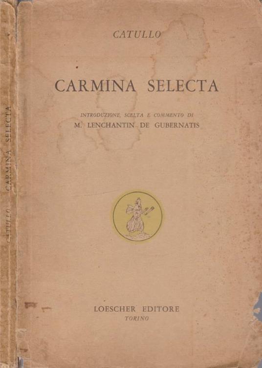 Carmina selecta - copertina