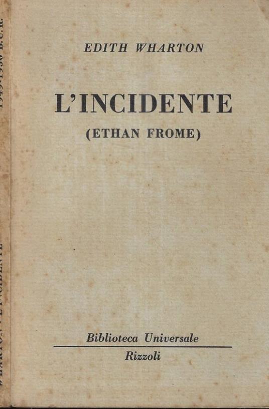 L'incidente - Edith Wharton - copertina