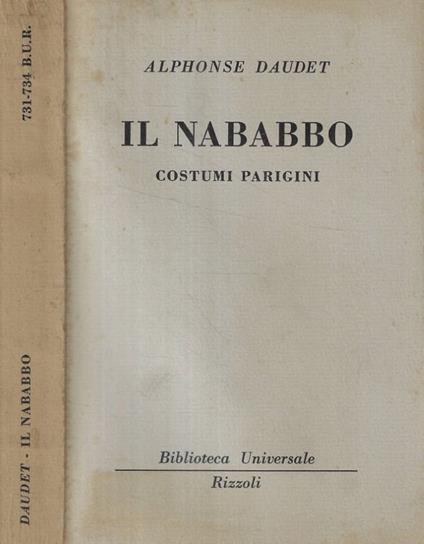 Il Nababbo - Alphonse Daudet - copertina