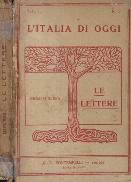 Le lettere - Renato Serra - copertina