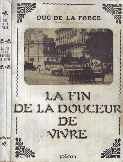 La fin de la douceur de vivre - copertina