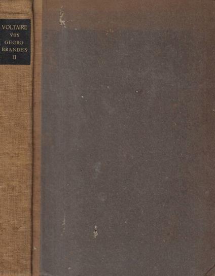 Voltaire - Georg Brandes - copertina