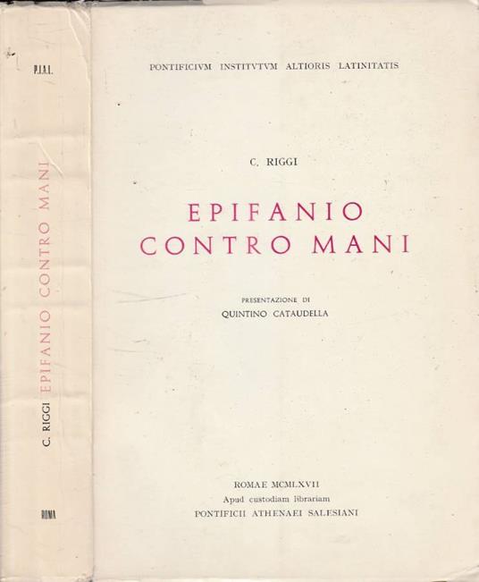 Epifanio contro mani - copertina