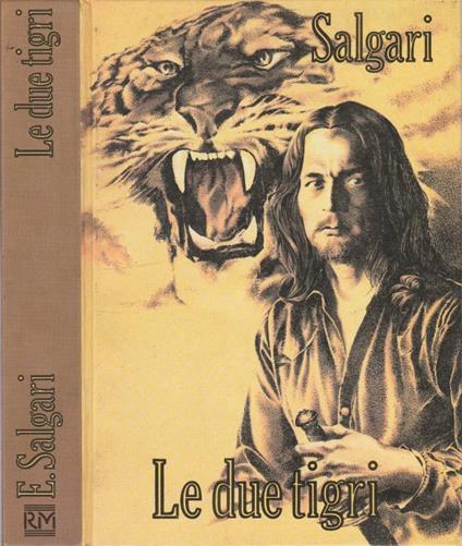 Le due tigri - Emilio Salgari - copertina