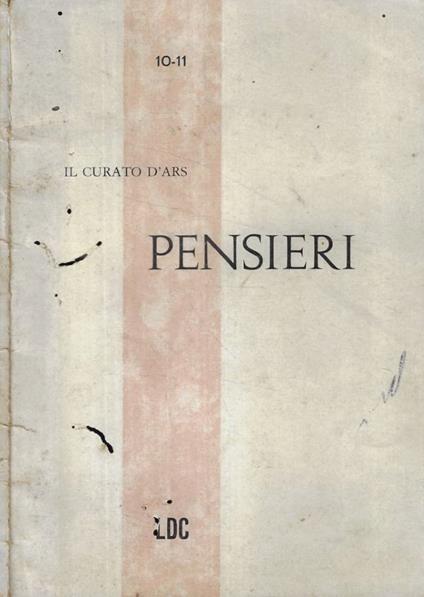 Pensieri - copertina
