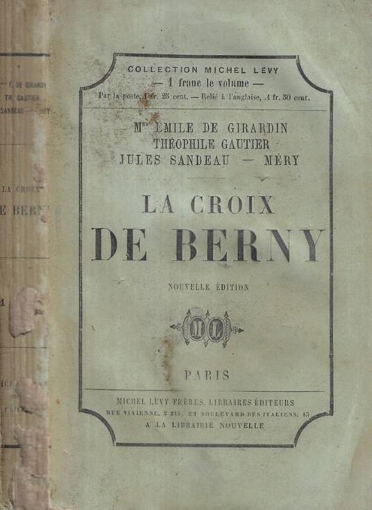 La croix de Berny - copertina