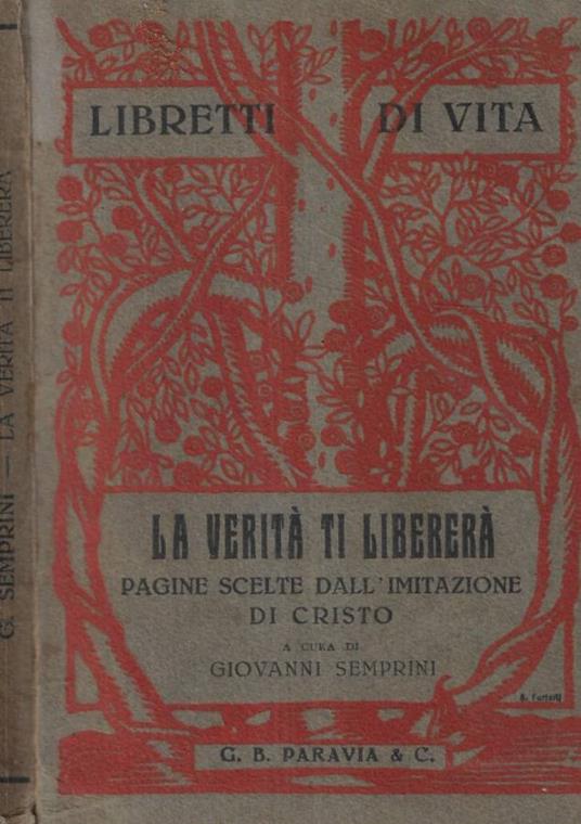 La verità ti libererà - copertina