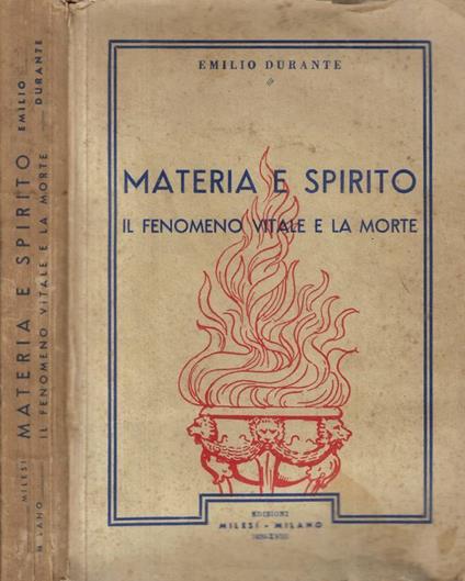 Materia e spirito - copertina