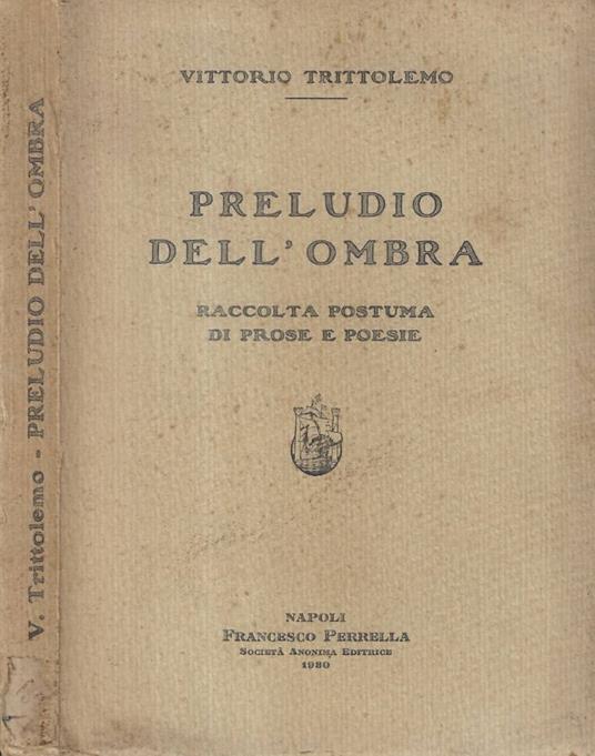 Preludio dell'ombra - copertina