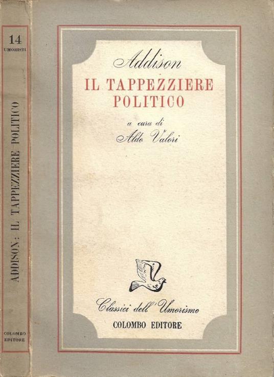 Addison: Il Tappezziere Politico - copertina