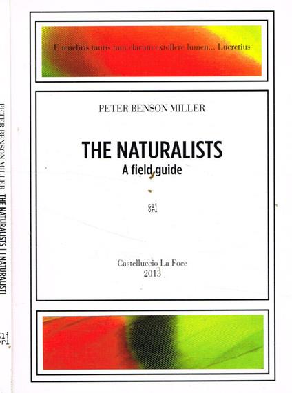 The naturalists. A field guide - copertina