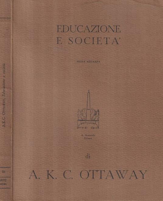 Educazione e società - copertina