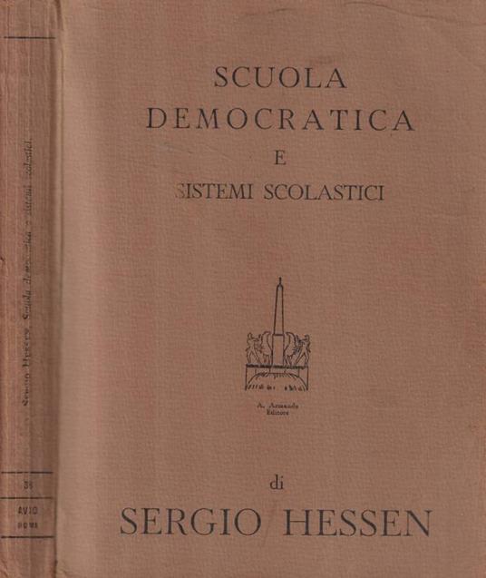 Scuola democratica e sistemi scolastici - copertina