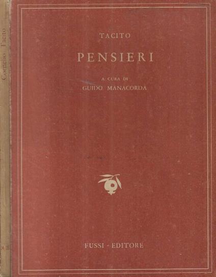 Pensieri - copertina