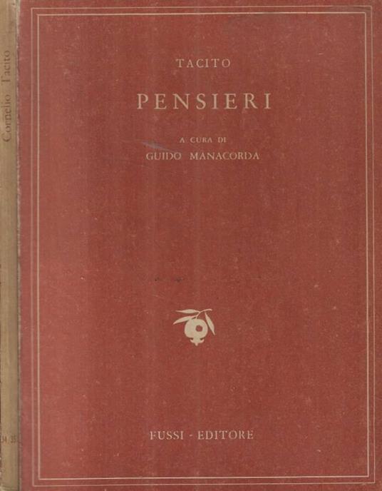 Pensieri - copertina