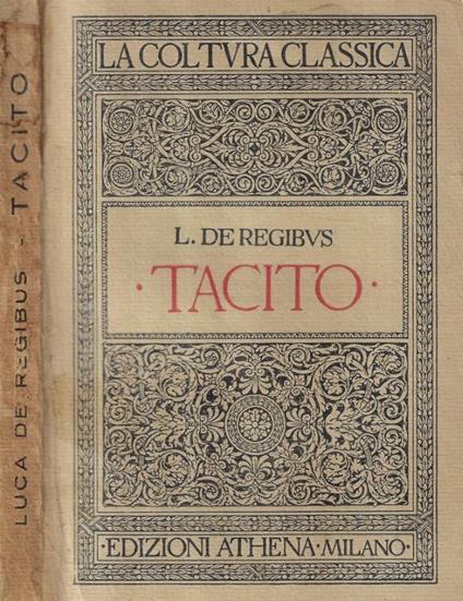 Tacito - copertina
