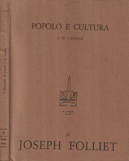 Popolo e cultura - copertina
