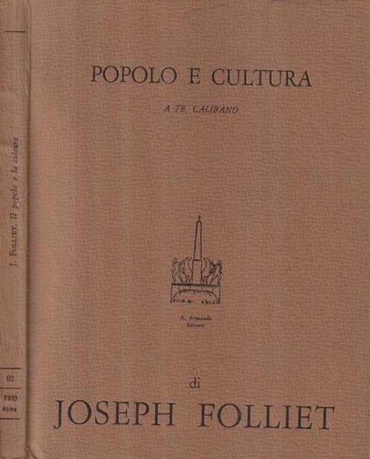 Popolo e cultura - copertina