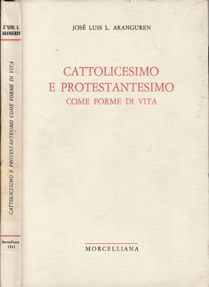 Cattolicesimo e protestantesimo - copertina