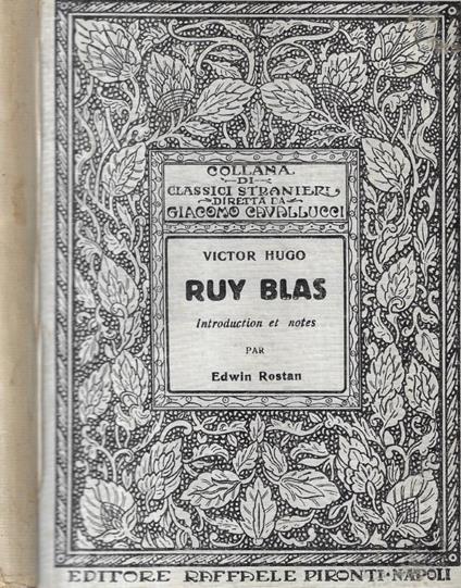 Ruy Blas - Victor Hugo - copertina