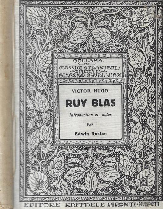 Ruy Blas - Victor Hugo - copertina