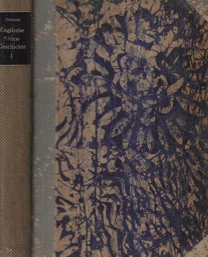 Englische Sittengeschichte Vol. I - copertina