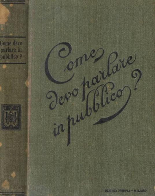 Come devo parlare in pubblico? - copertina