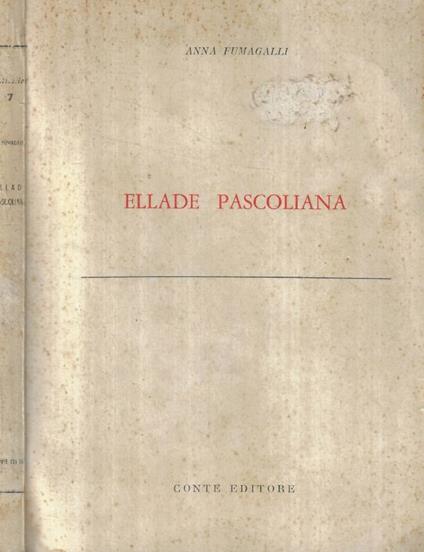 Ellade Pascoliana - copertina