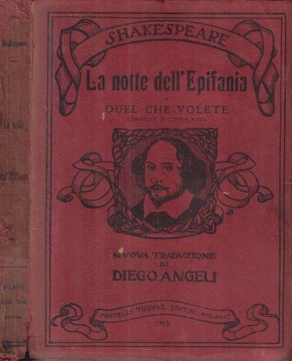 La notte dell'Epifania o quel che volete - copertina