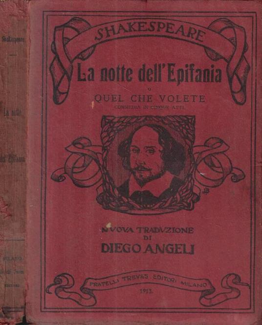 La notte dell'Epifania o quel che volete - copertina