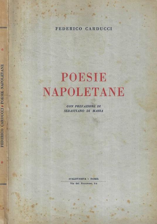 Poesie napoletane - copertina