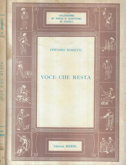 Voce che resta - copertina