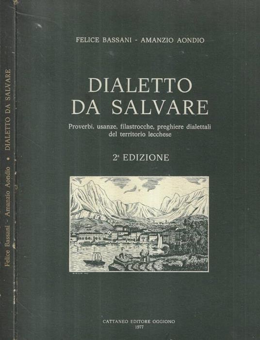 Dialetto da salvare - copertina