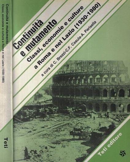 Continuità e mutamento - copertina