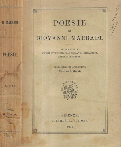 Poesie - copertina