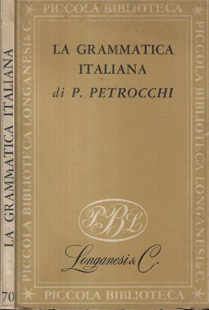 La grammatica italiana - copertina